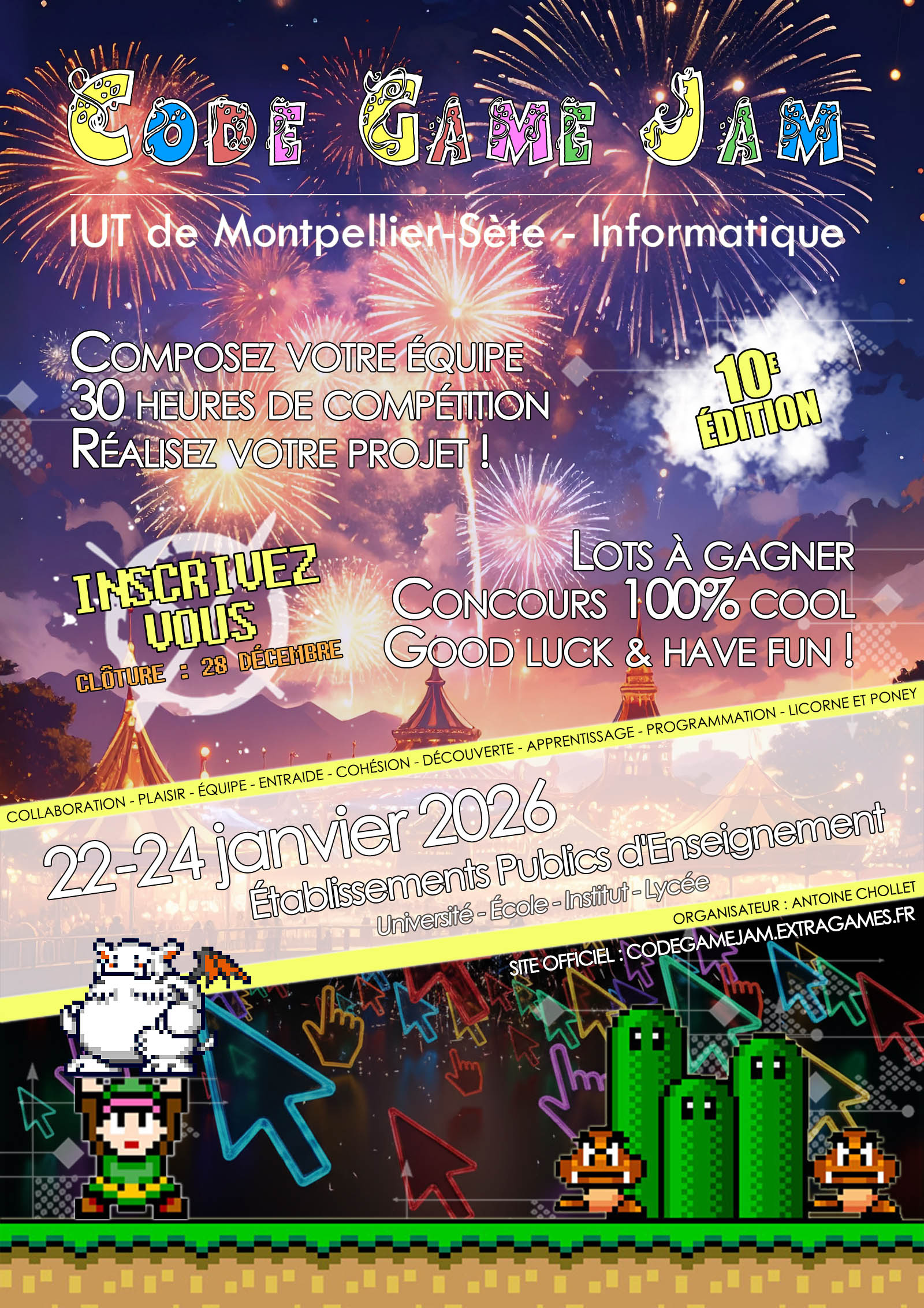 Affiche Code Game Jam